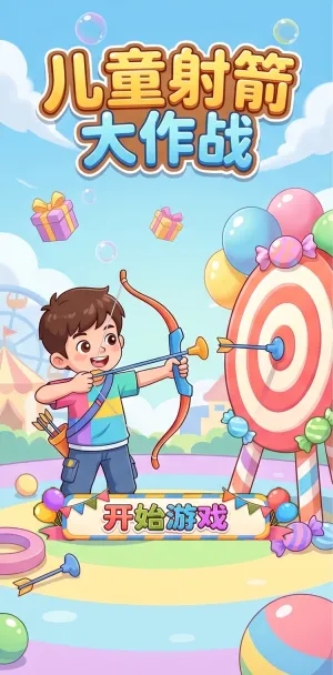 儿童射箭大作战欢乐射箭闯关糖果靶心等你来挑战