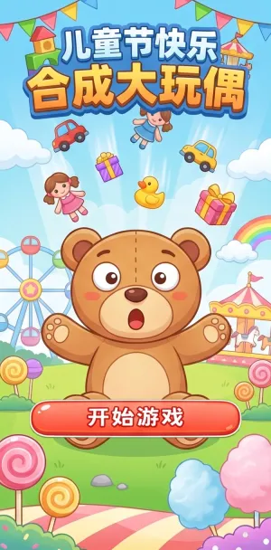 儿童节快乐合成大玩偶缤纷玩具自由组合萌趣熊宝等你来拼