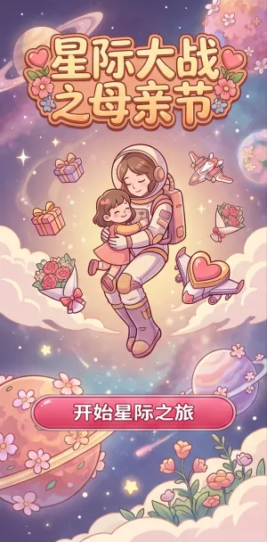 星际大战之母亲节宇宙级爱意满载宇航员