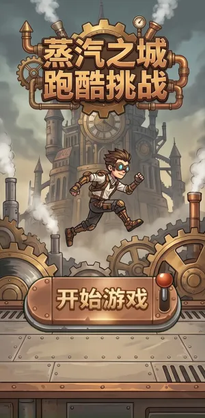 蒸汽之城跑酷挑战复古蒸汽朋克风跑酷游戏