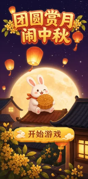 团圆赏月闹中秋