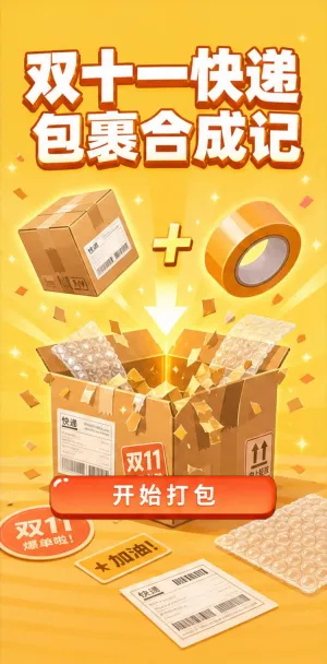 双十一快递包裹