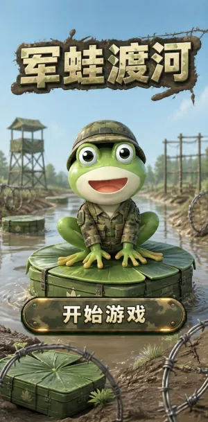 军蛙渡河