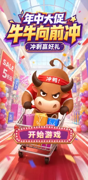 牛牛向前冲