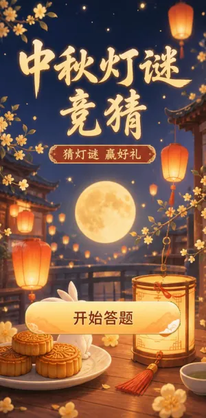 中秋灯谜竞猜