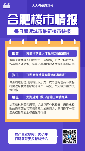 樓市情報(bào)咨詢?nèi)請?bào)熱點(diǎn)手機(jī)海報(bào)