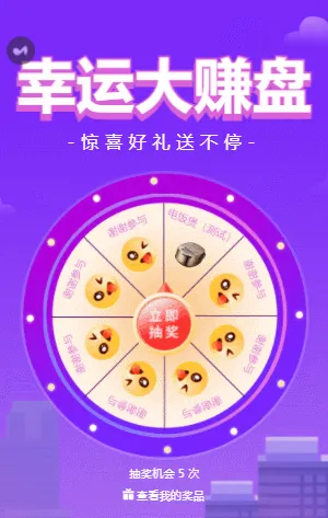 幸运大赚盘抽奖