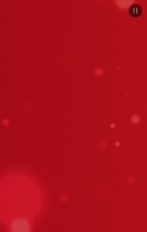 红色卡通插画圣诞节活动邀请函