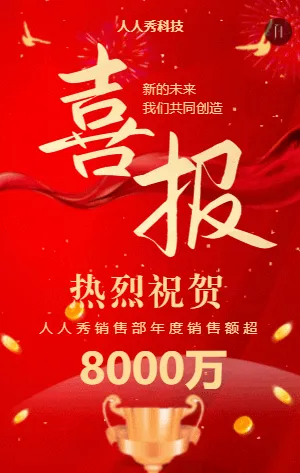 销售战报喜报