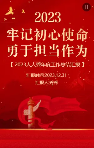 红金政府党建年度工作总结报告手册