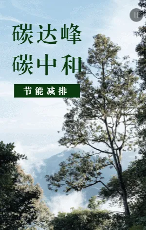 碳达峰碳中和倡议书