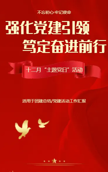 强化党建引领 笃定奋进前行