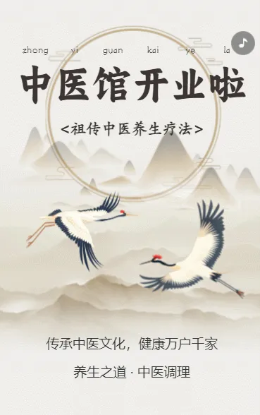 中医养生馆活动促销