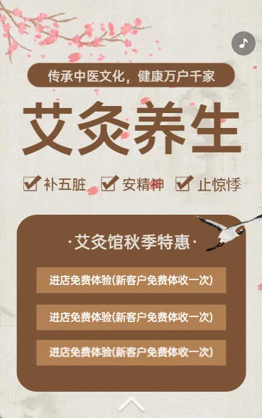 艾灸养生 艾灸特惠