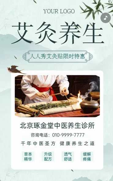 艾灸养生 中医艾灸