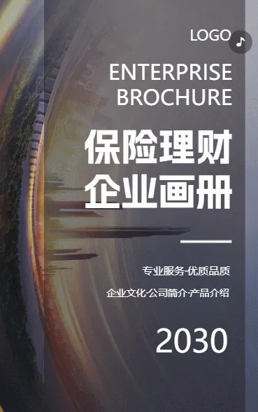 保险理财企业画册宣传保险产品介绍公司简介
