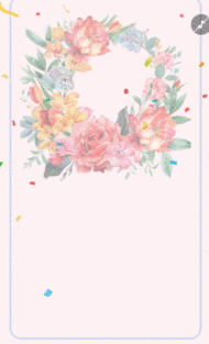 粉色生日宴会邀请函满月宴百日宴宝宝宴邀请函
