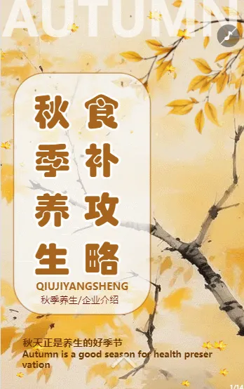 秋季养生食补攻略