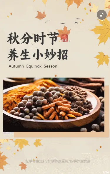 秋季滋补好时节秋季养生