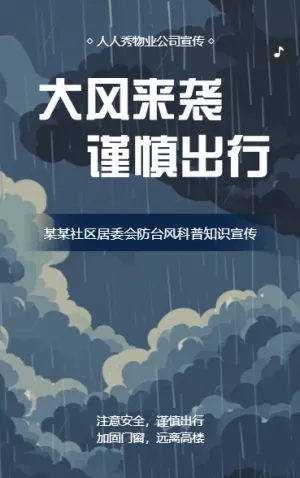 大風(fēng)天氣知識(shí)科普大風(fēng)安全宣傳