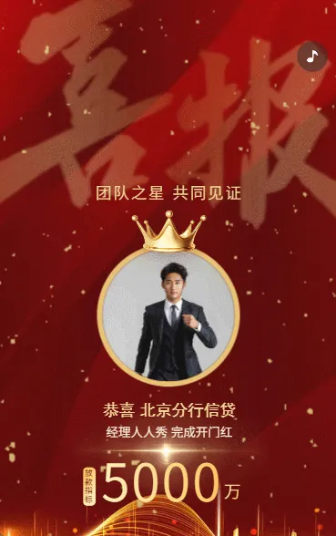 房产物业销售喜报