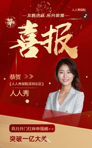 房产物业销售喜报