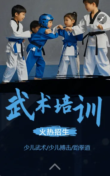 少儿体育运动武术兴趣班
