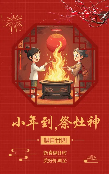 小年到,祭灶神