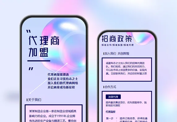 代理代销合作合伙人招募宣传册