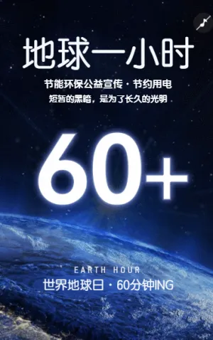 世界地球日·60分钟ING
