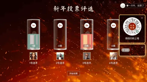 辞旧迎新喜迎蛇年大屏投票