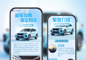 汽車4S店宣傳新車試駕活動(dòng)展示