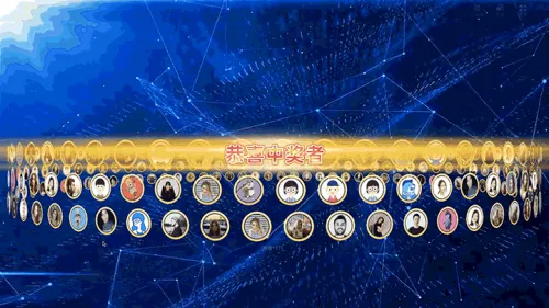 企业年终盛典答谢会大屏抽奖大屏抽奖