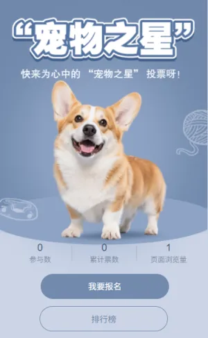 “宠物之星”投票评选