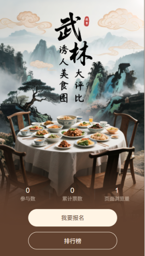 武林誘人美食圖投票評(píng)比