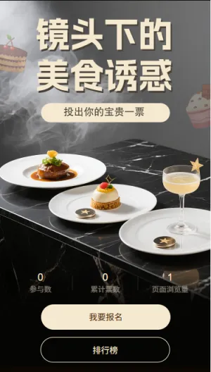 镜头下的美食诱惑投票评选