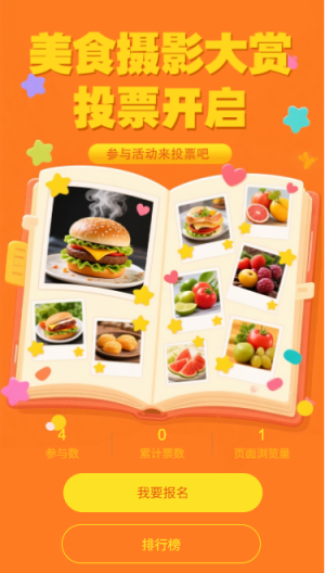 美食攝影大賞投票開啟