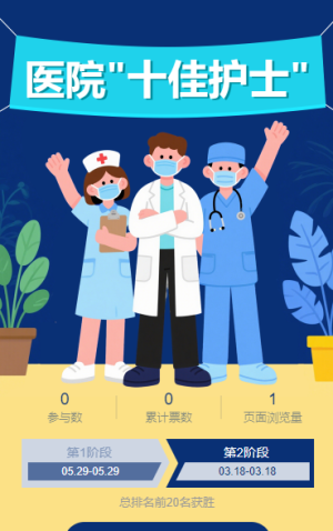 醫(yī)院“十佳護(hù)士”投票評(píng)選