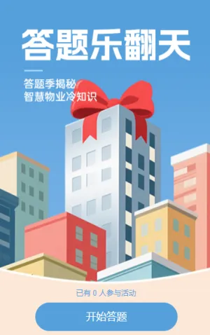 测测你是不是物业 “百事通”知识答题