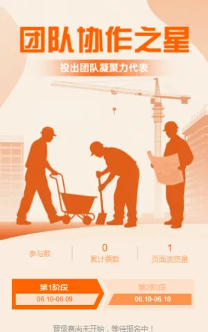 团队协作之星投票评选