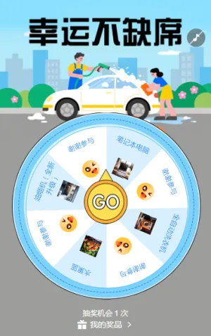 汽车店抽奖活动开启 抽奖