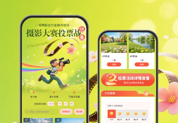 摄影大赛投票战