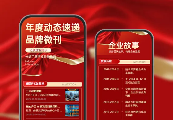 年度动态速递 品牌微刊   企业微刊