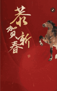 红色新年邀请函晚会盛典宣传