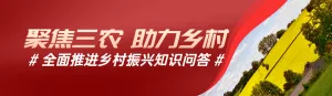 红色写实唯美风格政府组织全面推进乡村振兴知识答题活动banner