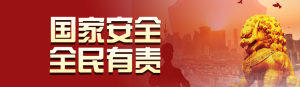 紅色黨建風格政府組織政府全民國家安全教育日投票活動banner