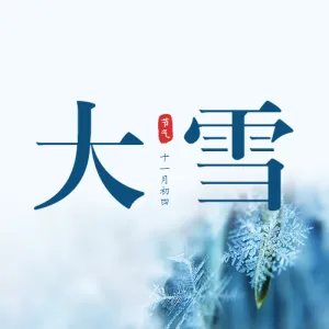 二十四节气大雪写实唯美风格公众号次图