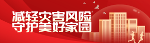 紅色扁平漸變風(fēng)格政府組織全國(guó)防災(zāi)減災(zāi)日投票活動(dòng)banner