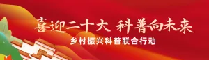 红色渐变插画风格政府组织全国科普日知识答题活动banner