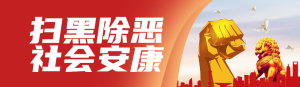 紅色黨建風(fēng)格政府掃黑除惡知識答題活動banner